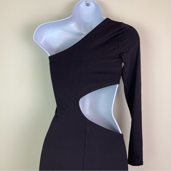 Meshki Joyce One Shoulder Cut-Out Midi Dress - Picture 11 of 16
